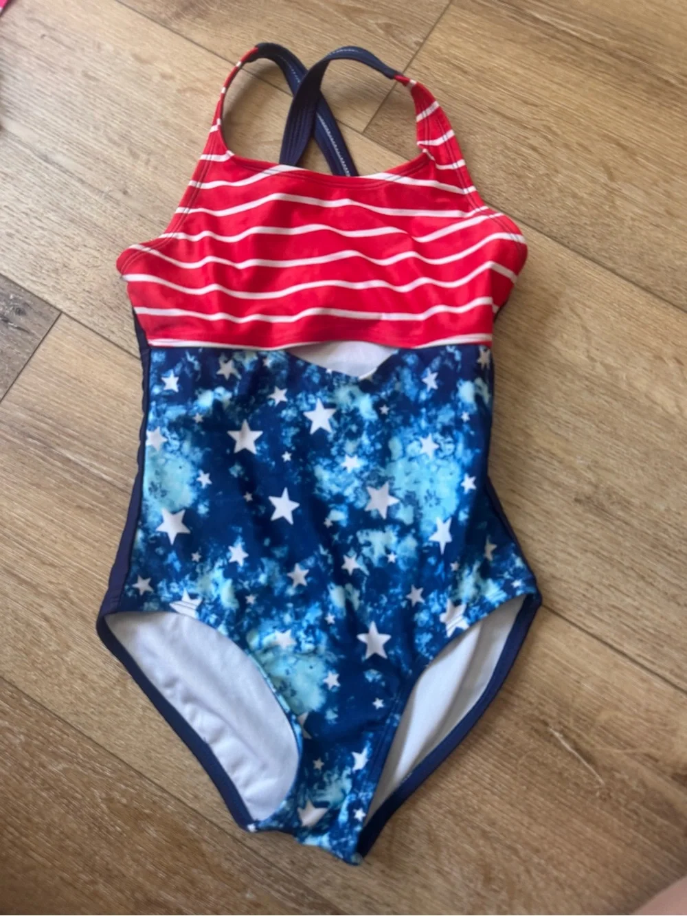 Lot of 12 girls swimsuits. Mostly size 8 but some 10. Target and Abercrombie